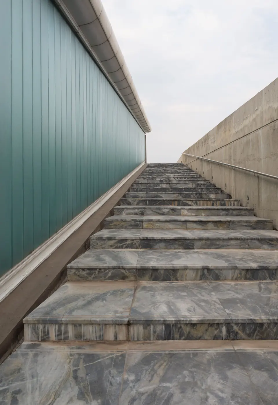 Modern marble stairs